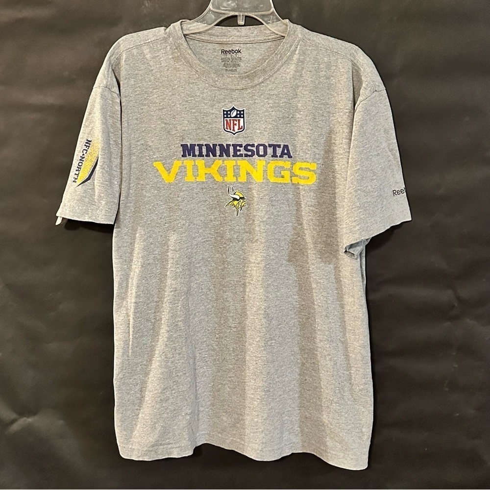 NFL Minnesota Vikings Workout Gray Training T-Shirt